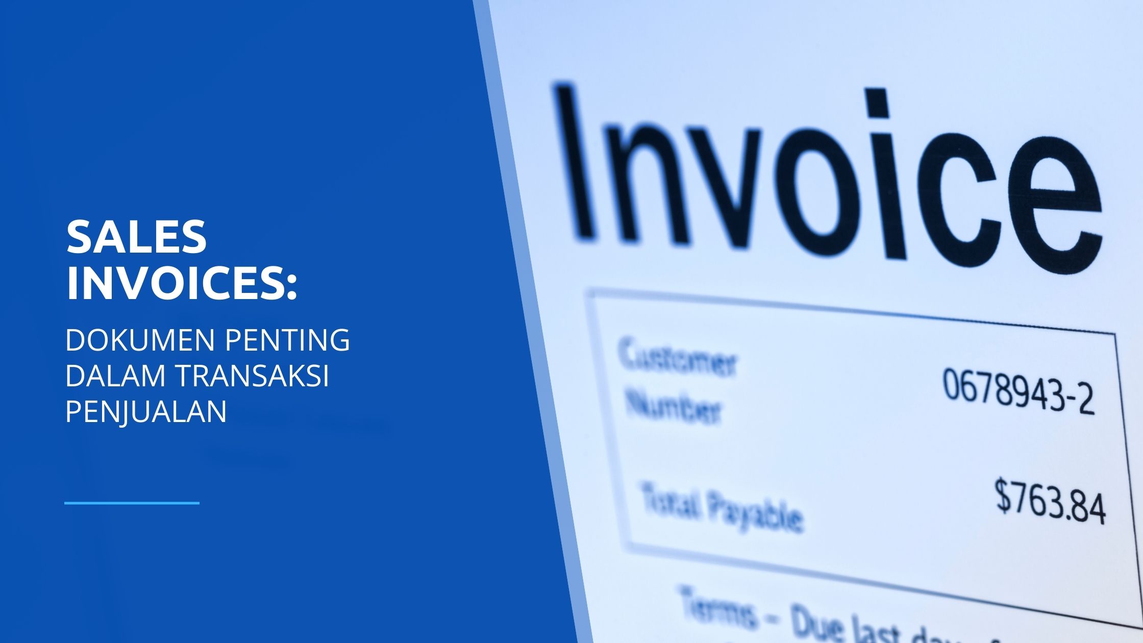 Sales invoices: Dokumen penting dalam transaksi penjualan