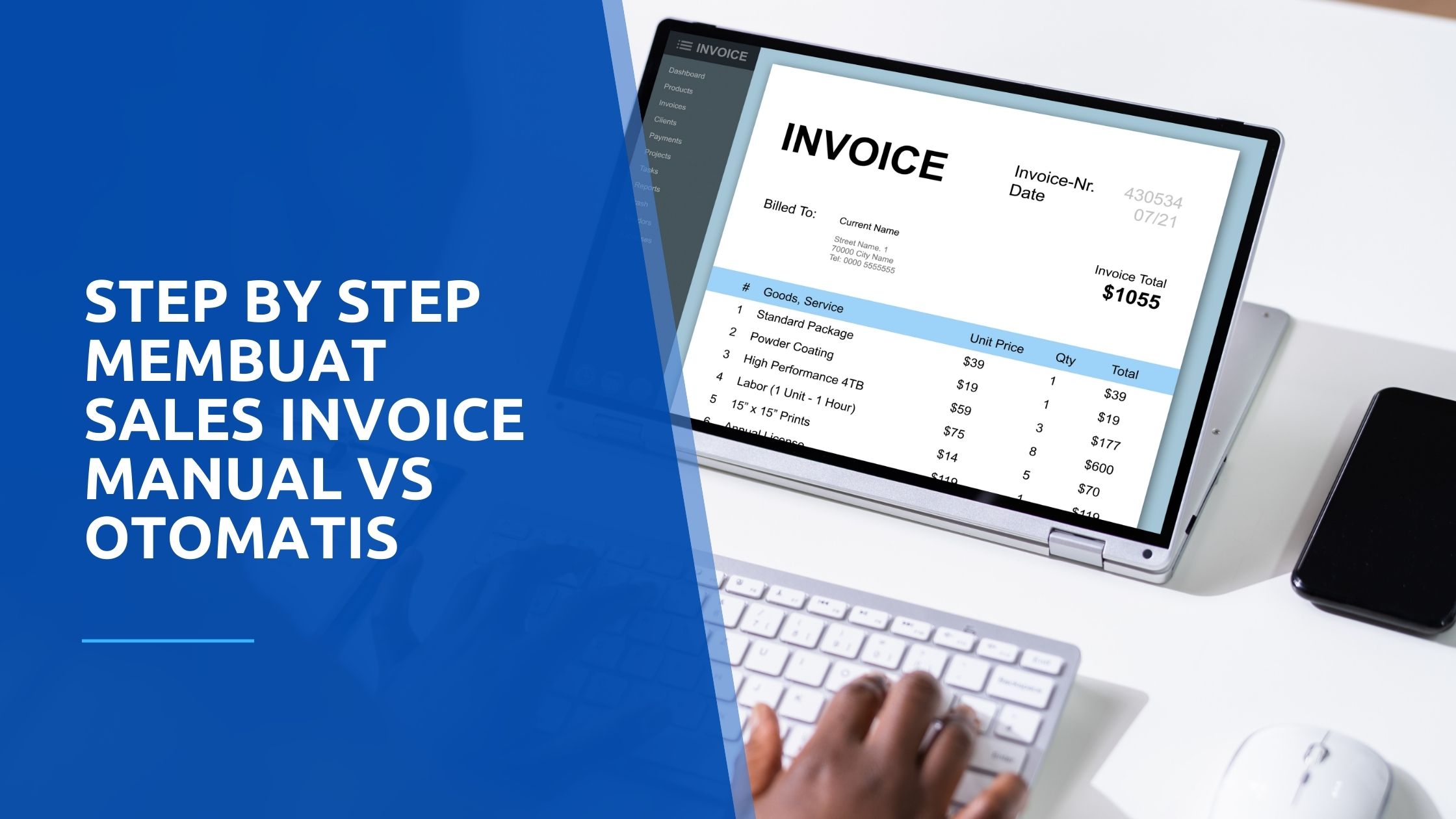 Step by step membuat sales invoice manual vs otomatis